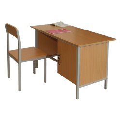 Bộ bàn ghế giáo viên bằng gỗ BGV103