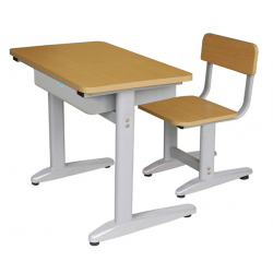 Bộ bàn ghế học sinh The One mặt gỗ BHS106HP3