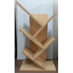 Kệ gỗ kiểu đứng để sách trang trí 3 tầng GS3T