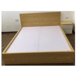 Mẫu giường đẹp rộng 1.5 mét bằng gỗ công nghiệp GCN03