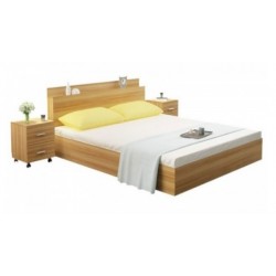 Giường gỗ công nghiệp cao cấp 1m8 có kệ đầu giường GCN22