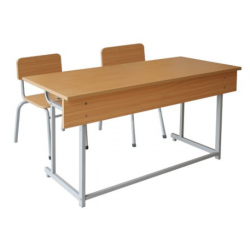 Bàn ghế học ở lớp hòa phát bằng gỗ tự nhiên cao 75cm BHS109HP7G