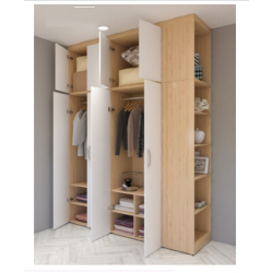 Tủ gỗ đựng quần áo nội thất 190 TGA01-NT190