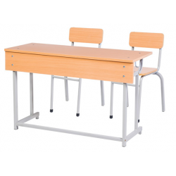 Bộ bàn ghế học sinh The One mặt gỗ BHS109-3