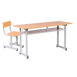 Bộ bàn ghế học sinh The One mặt gỗ BHS110-4