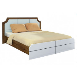 Giường ngủ gỗ công nghiệp chân cao GN305-16