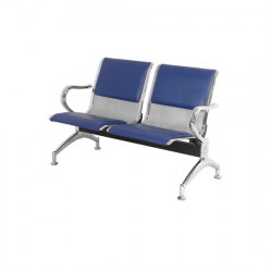 Băng ghế chờ 2 chỗ mặt sơn tĩnh điện chân tay mạ GC01MD-2