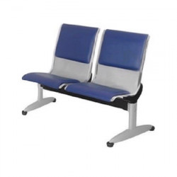Băng ghế chờ 2 chỗ, khung sắt sơn tĩnh điện, đệm và tựa bọc da PVC GC01SD-2