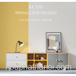 Kệ tivi thiết kế tối giản bằng gỗ công nghiệp KTV75