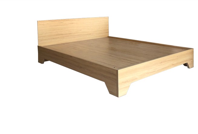 Giường ngủ gỗ công nghiệp chân cao rộng 1,6m GCN29.1