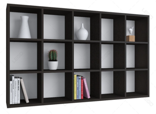 Kệ gỗ kiểu treo tường 3 tầng không cánh KSG236